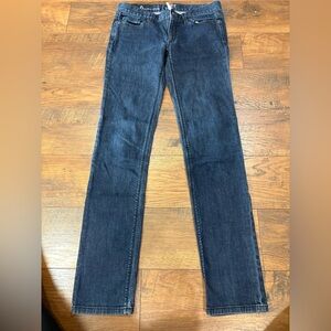 LOFT Ann Taylor Dark Indigo Denim Jeans modern skinny 6